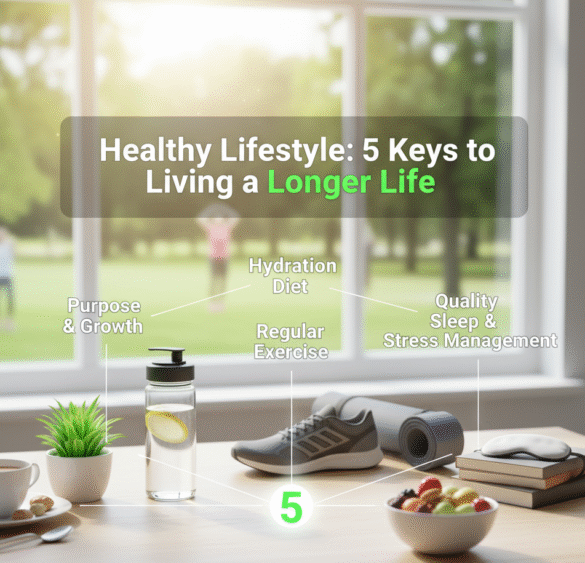 healthy lifestyle 5 keys to living a longer life.